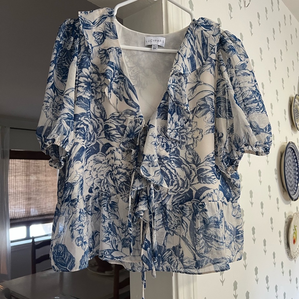 Lucy Paris Bee Ruffle top - Picture 5 of 10